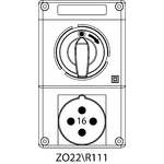 Zestaw odbiorczy ZO z rozłącznikiem - 22\R111