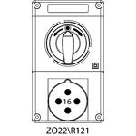 Zestaw odbiorczy ZO z rozłącznikiem - 22\R121
