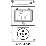 Odběrová souprava ZO s jističem - 31\R341