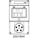 Odběrová souprava ZO s jističem - 31\R441