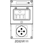 Odběrová souprava ZO s jističem - 32\R111