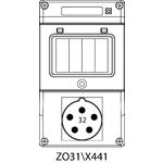 Switch receptacle ZO without protection - 31\X441