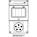 Устройство вводно-распределительное ZO без защитных элементов - 32\X211