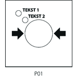 Front panel label - Assembly