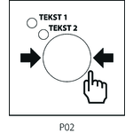 Front panel label - Assembly