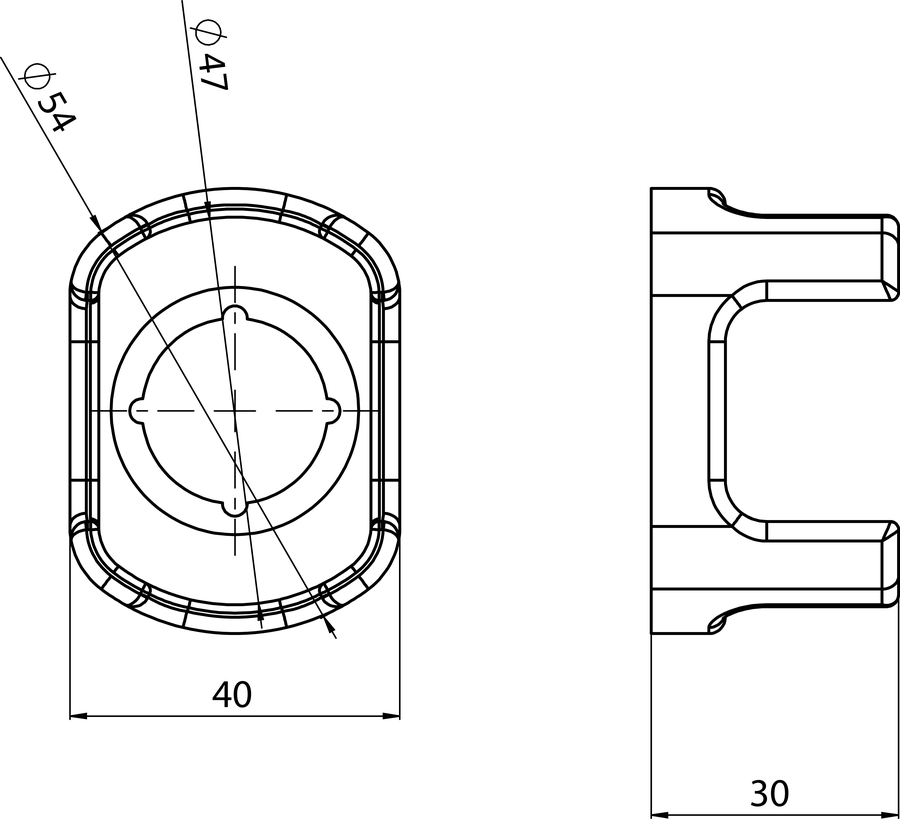 Cap SP22-6633 - Dimensions