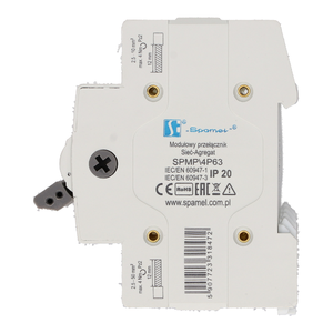 Modularer Schalter Netzwerk-Aggregat 4-polig SPMP\4P63 - Produktfoto