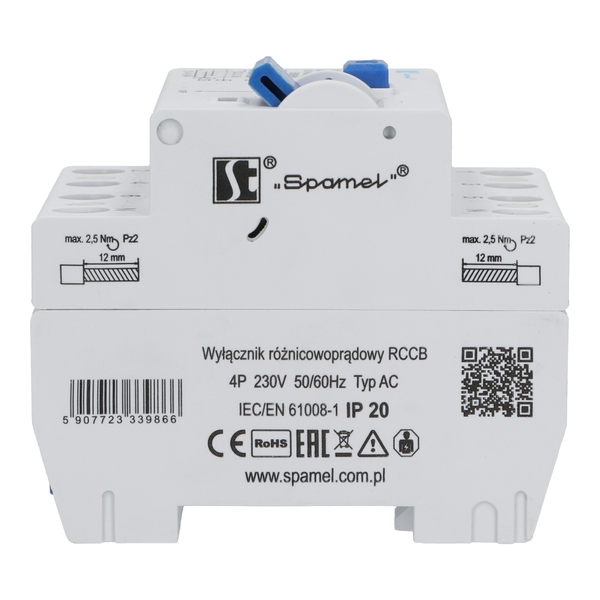 SPMR residual current circuit breakers - Obrázek výrobku