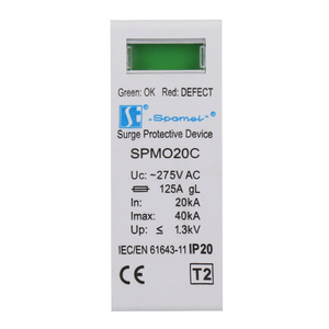 Varistor surge protective device type 2 (class C) single-pole SPMO20C\1P - Product picture