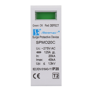 Module of varistor surge protective device  type 2 (class C) SPMO20C - Product picture