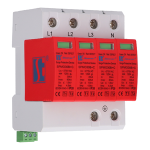 Varistor surge protective device type 1+2 (class B+C) four-pole SPMO30B+C\4P - Product picture