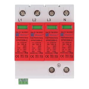 Varistor surge protective device type 1+2 (class B+C) four-pole SPMO30B+C\4P - Product picture