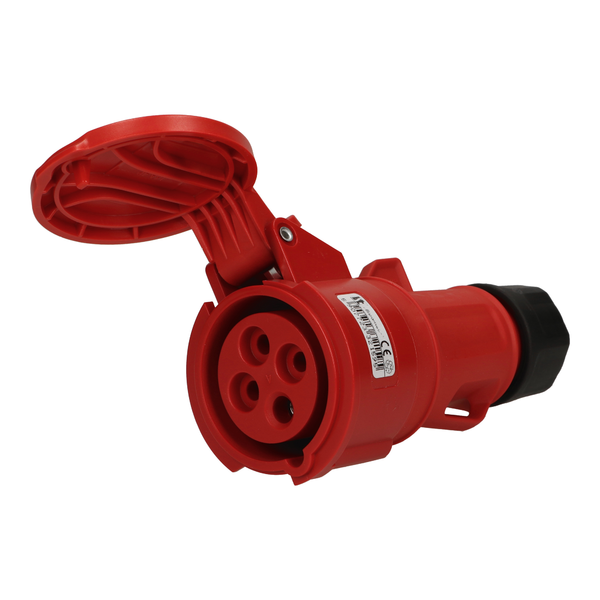 Gniazdo przenośne 16A 4P 400V IP44