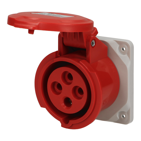 Gniazdo tablicowe proste 16A 4P 400V IP44