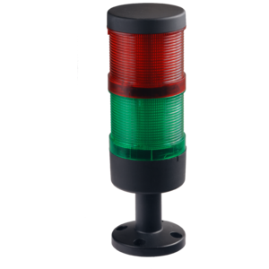 Signalsäule 70 mm komplett LED rot/grün - Produktfoto