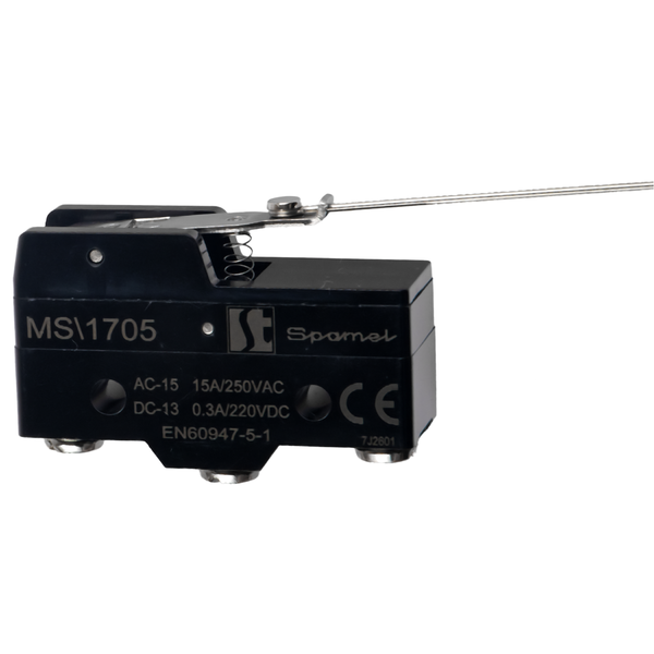 MS\1705 Мини-выключатель рычажок тонкопроволочный