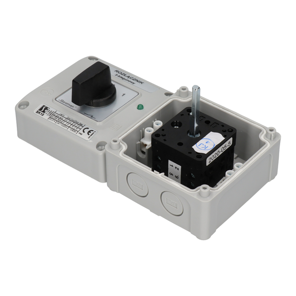 SK20 OB11L Cam switches in enclosure with a lamp - Product picture