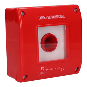 Indicator lamp in a red OA2 housing - Product picture