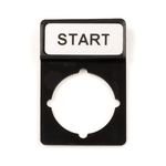 Legend plate ST22-1901 for momentary pushbuttons