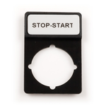 Держатель шильдиков ST22-1901 для кнопок поворотных и поворотных ключом