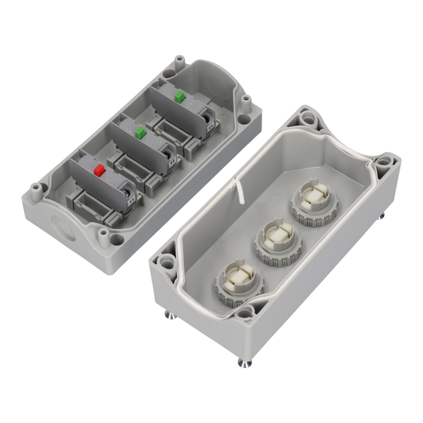 K3 control station with START I - START II - STOP pushbuttons SP22K3\01 - Product picture