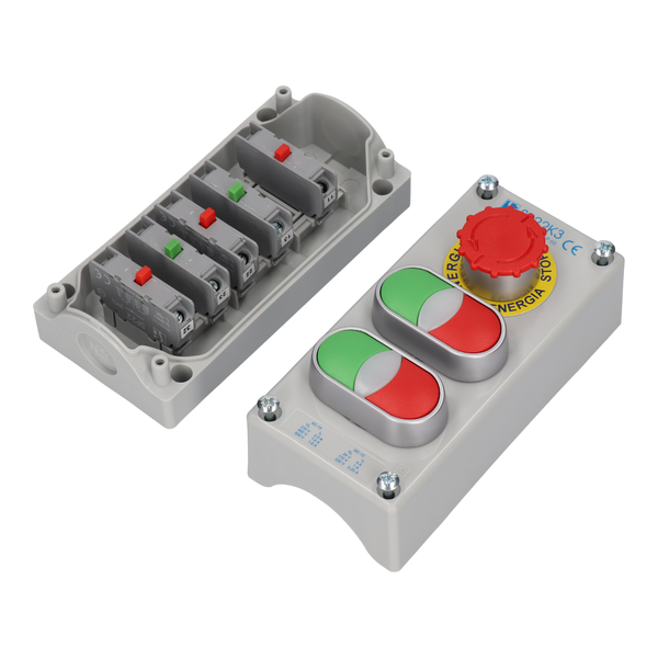 K3 control station with emergency button (B) SP22K3\25 - Product picture