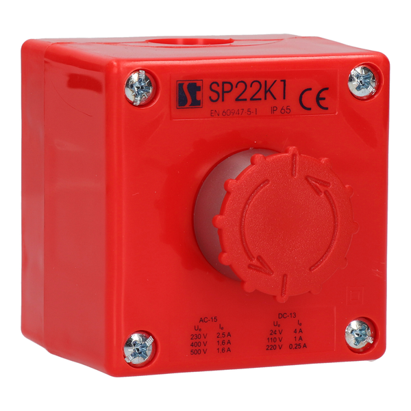 K1 control station with an emergency push button SP22K1C\05