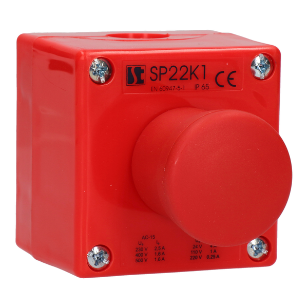 K1 control station with an emergency push button SP22K1C\BN