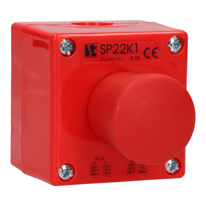K1 control station with an emergency push button SP22K1C\BN - Product picture