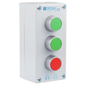 K3 control station with START I - START II - STOP pushbuttons SP22K3\01 - Product picture