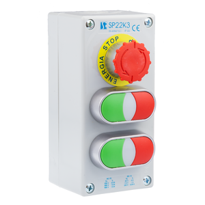 K3 control station with emergency button (B) SP22K3\25 - Product picture