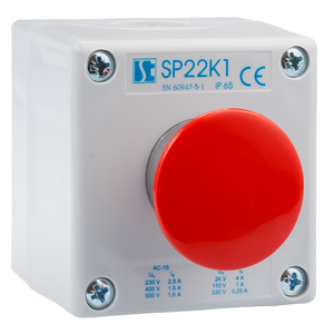 K1 control station with STOP pushbutton SP22K1\04 - Product picture