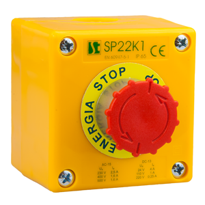Kaseta sterownicza K1 z przyciskiem STOP SP22K1\08 - Poglądowe zdjęcie