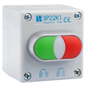 K1 control station with twin pushbutton SP22K1\21, 22 - Product picture