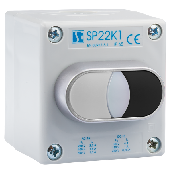 K1 control station with twin pushbutton SP22K1\21, 22 - Product picture