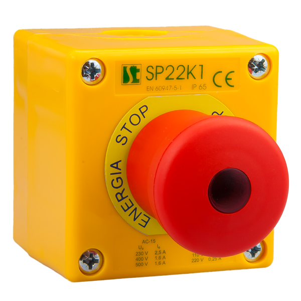 Пост управления K1 с кнопкой безопасности SP22K1\BLN - Изображение изделия