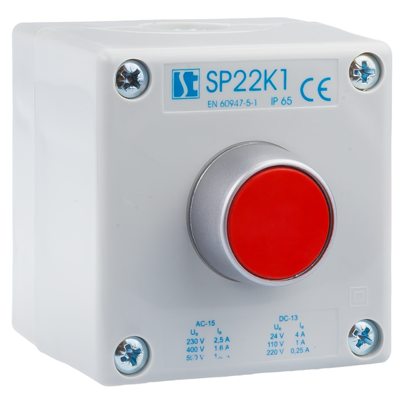 Kaseta sterownicza K1 z przyciskiem STOP SP22K1\02