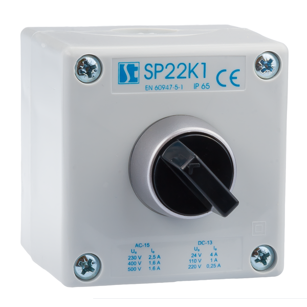 Kaseta sterownicza K1 z napędem pokrętnym SP22K1\06