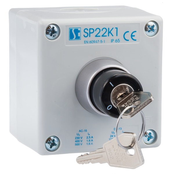 Kaseta sterownicza K1 z napędem pokrętnym SP22K1\07
