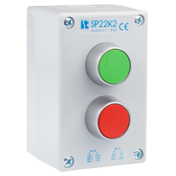 Kaseta sterownicza K2 z przyciskami START-STOP SP22K2\01