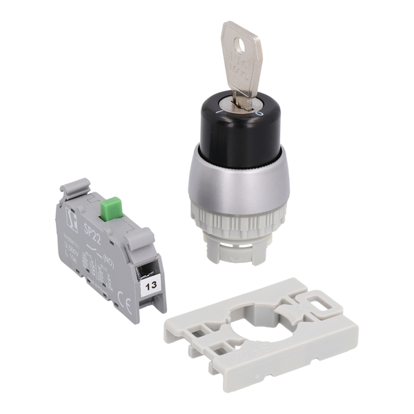 Complete key-operated 2-position selector switch S - Product picture