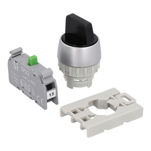 Complete knob-operated 2-position selector switch P - Product picture