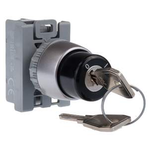 Complete key-operated 2-position selector switch S - Product picture