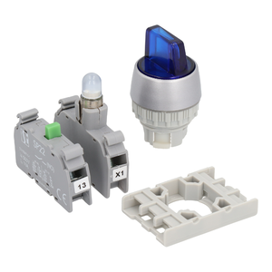 Complete illuminated knob-operated 2-position selector switch PL - Product picture