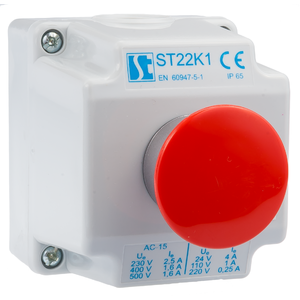 K1 control station with STOP pushbutton ST22K1\04 - Product picture