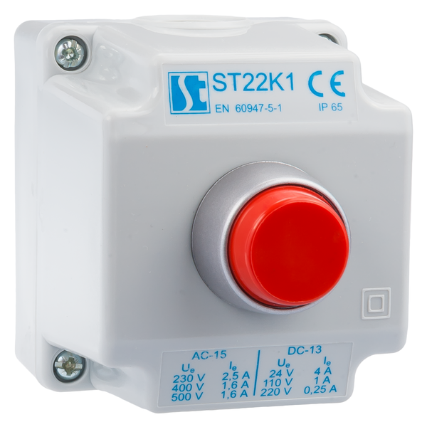 Kaseta sterownicza K1 z przyciskiem STOP ST22K1\03