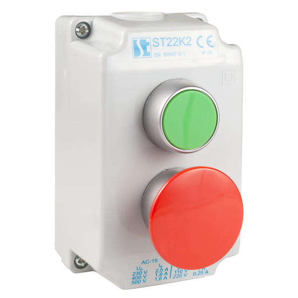 Kaseta sterownicza K2 z przyciskami START-STOP ST22K2\03