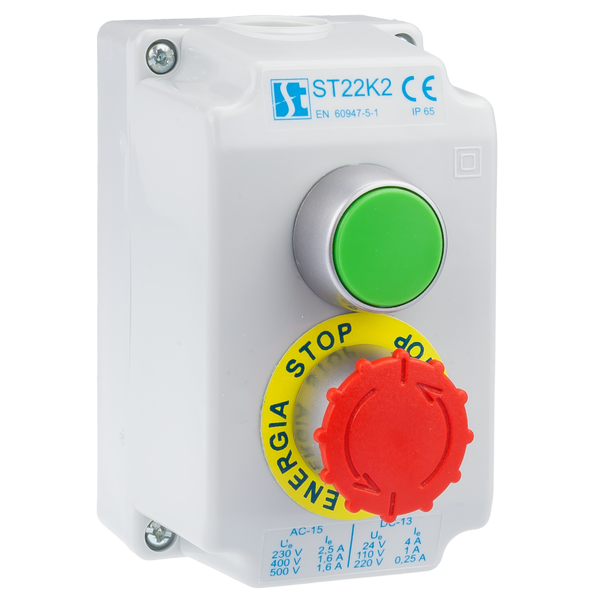 Kaseta sterownicza K2 z przyciskami START-STOP ST22K2\04