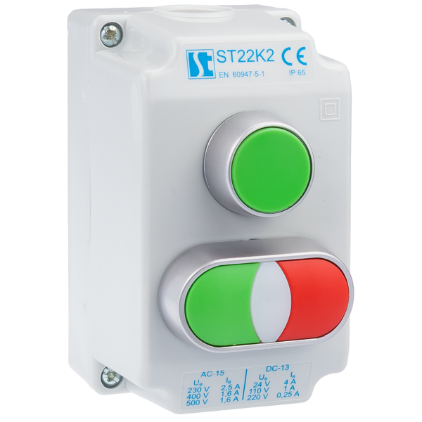 Kaseta sterownicza K2 z przyciskami START-STOP ST22K2\21, 24