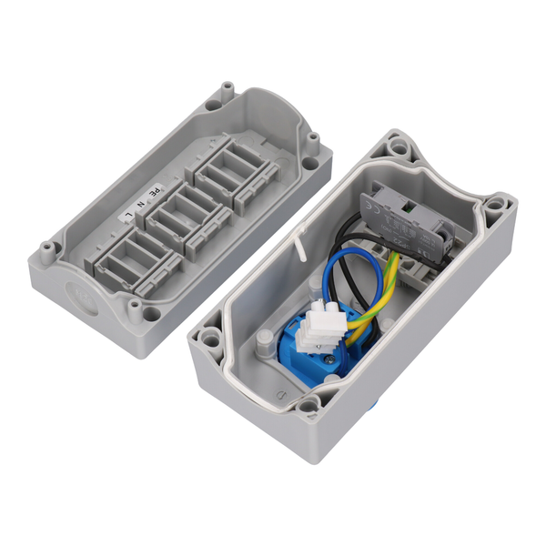 K3 control station with SP22-SAA button and VZ16 230V socket - Product picture